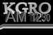 KGRO AM 1230 - KGRO Logo