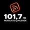 101,7 FM Franca Logo