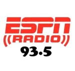 ESPN Radio 93.5 - WSJK Logo