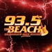 93.5 The Beach - WZBH Logo
