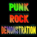 Punk Rock Demonstration Radio Station Logo