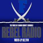 Rebel Radio - WXFC-LP Logo
