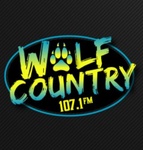 Wolf Country 107.1 FM - KAUM Logo