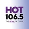 HOT 106.5 - WHJX Logo