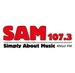SAM 107.3 - KNUJ-FM Logo