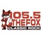 105.5 The Fox - KBKK Logo