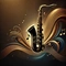 HearMe.FM - Saxophone Jazz Logo