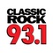 Classic Rock 93.1 FM - WNOX Logo