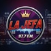 La Jefa 97.7 Nuevo Laredo Logo