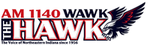 95.5 The Hawk - WAWK Logo