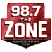 98-7 The Zone - W254DP Logo