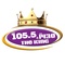 105.5 The King - WYKG Logo