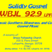 Solidly Gospel 92.9 - WBJL-LP Logo