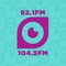 Pop! Radio 92.1 and 104.5 - WFBG Logo