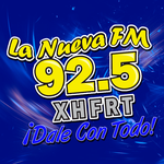 La Nueva 92.5 FM - XEFRT Logo