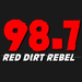 98.7 Red Dirt Rebel - KHWL Logo