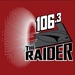 106.3 The Raider - KTJK Logo