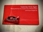 Yesterday Once Again (YOA) Logo