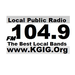 104.9 The Gig - KGIG-LP Logo