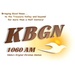 KBGN 1060 AM- KGBN Logo