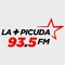 La Más Picuda - XHLAZ Logo