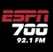ESPN 700 & 92.1 FM - KALL Logo