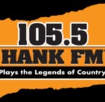 105.5 Hank FM - WWHK Logo