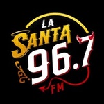 La Santa 96.7 FM - XHIK Logo