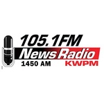 News Radio 1450 AM/105.1 FM - KWPM Logo