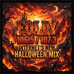 Folly 106.5 and 107.3 Logo