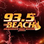 93.5 The Beach - WZBH Logo