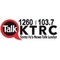 KTRC 1260 / 103.7 Talk Radio - K279CX Logo
