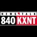 News/Talk 840 - KXNT Logo