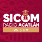 SICOM Acatlán FM - XHAOP Logo