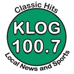 Classic Hits 100.7 - KLOG Logo