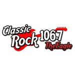 106.7 The Eagle - KIXT Logo
