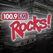 100.9 FM Rocks - WBZG Logo
