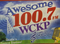 Awesome 100.7 - WCKP-LP Logo