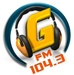 GoldFM 104.3 Welkom Logo