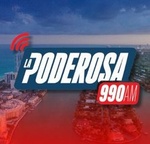 La Nueva Poderosa 990 AM - WMYM Logo