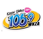 Kissin' Oldies 106.9 - WKZA Logo