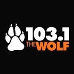 103.1 The Wolf - WWWF-FM Logo