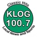 Classic Hits 100.7 - KLOG Logo