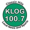 Classic Hits 100.7 - KLOG Logo