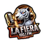 La Fiera 100.1 FM - KQFO Logo