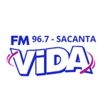 Fm Vida Sacanta 96.7 Logo