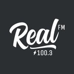 100.3 Real FM - KRLY Logo