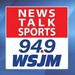 News Talk 94.9 - WSJM-FM Logo