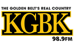 Real Country 98.9 GBK - KGBK Logo
