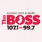 107.1 The Boss - WBHX Logo